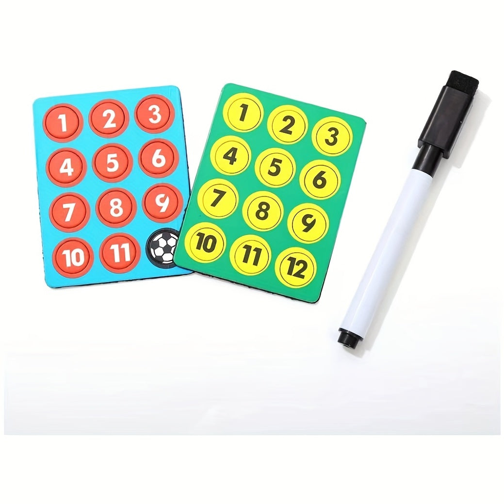 Coach Like A Pro: Soccer Coaches Clipboard Kit With Magnetic Board, Marker Pen & Zipper Bag