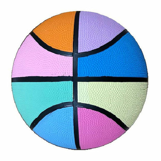 Basketball Ball Bullet Sports Good Life Multicolour (Size 7)-1
