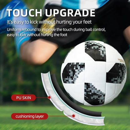 Factory Wholesale Custom Best PU Quality Soccer Balls Durable Adhere to Long-term Thermal Bonding Soccer