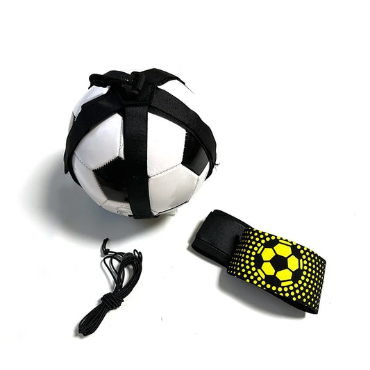 Football Kick Throw Solo Practice Adjustable Waist Belt Soccer Ball Control Training Equipment Children Elastic