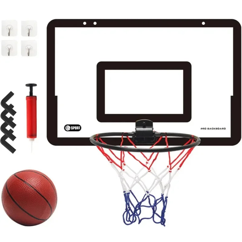 Indoor children's safety and fun games children's home sports basketball set wall bracket non perforated basketball frame