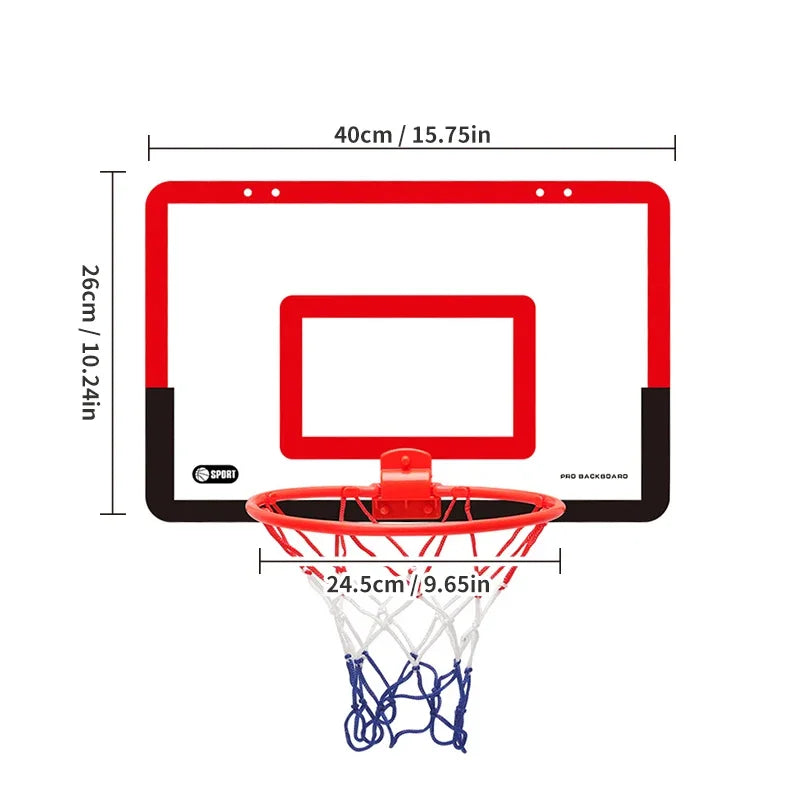 Indoor children's safety and fun games children's home sports basketball set wall bracket non perforated basketball frame