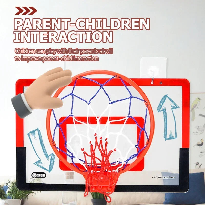 Indoor children's safety and fun games children's home sports basketball set wall bracket non perforated basketball frame