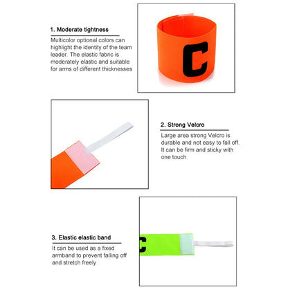 Leader Match Soccer Armband – Adjustable High-Visibility Football Bracelet & Sport Gift