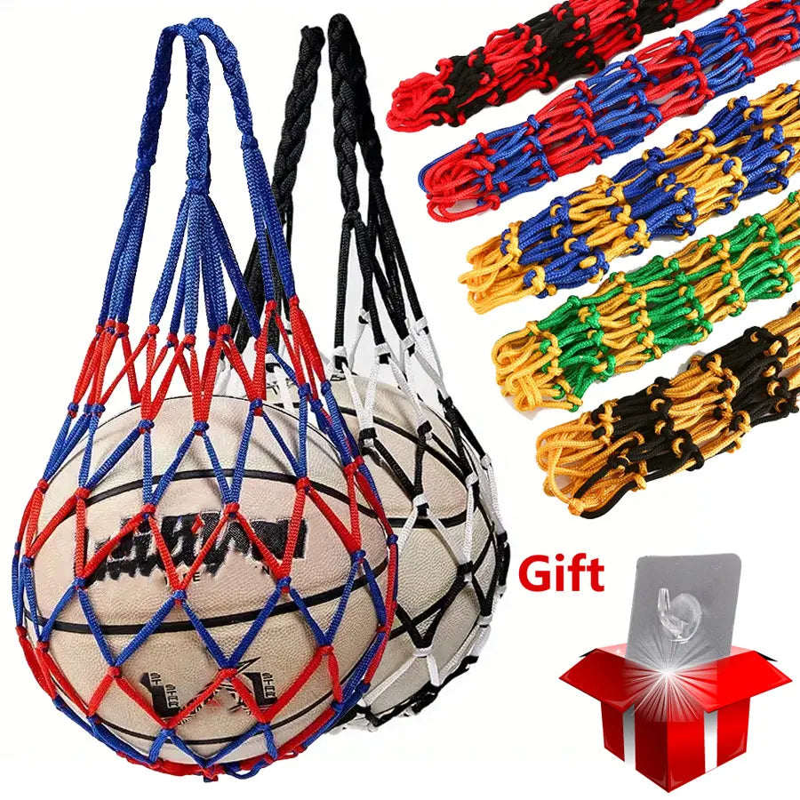 Basketball Net Bag Thick Woven Net Basketball Storage Durable Nylon Training Net Bag  for all kinds of balls ﻿