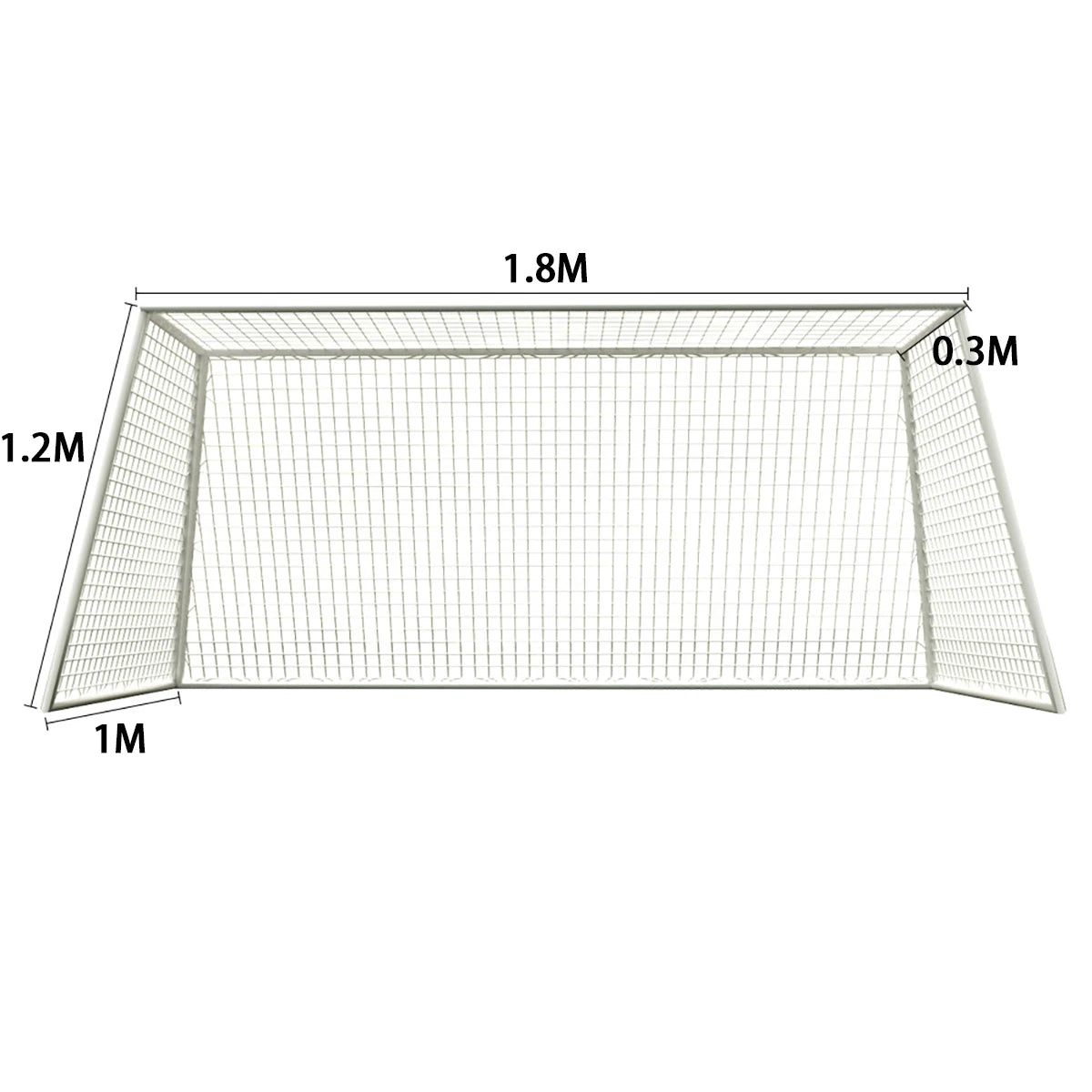 Heavy-Duty Soccer Replacement Goal Net – Anti-Impact Polyethylene Football Net
