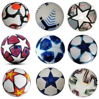 Professional Size 5 Seamless Soccer Balls High Quality Soft PU for Adult Outdoor League Competition Training Adolescent Players