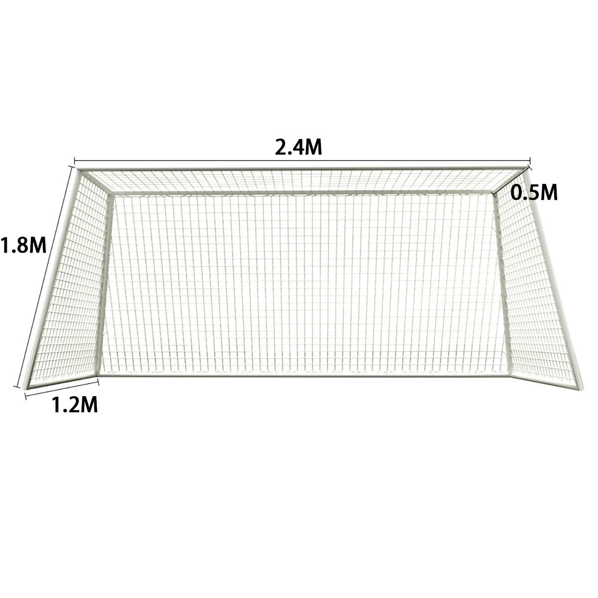 Heavy-Duty Soccer Replacement Goal Net – Anti-Impact Polyethylene Football Net