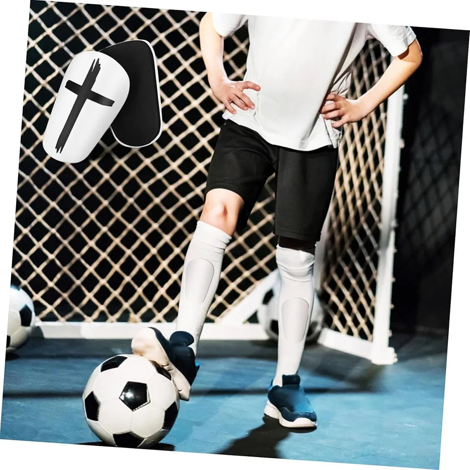 Loogdeel 1 Pair Soccer Shin Guards Protective Gear & Shin Pads for Soccer Training &Matches Essential Soccer Gear for Kids Youth