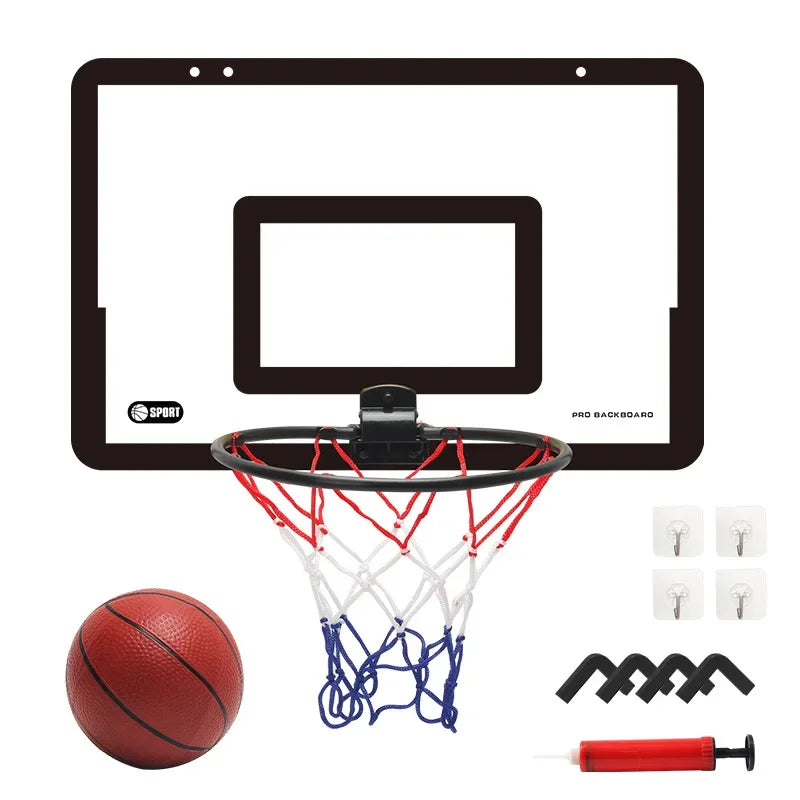 Indoor children's safety and fun games children's home sports basketball set wall bracket non perforated basketball frame