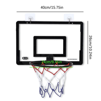Kids’ Pro-Safety Indoor Basketball Hoop Set – Tool-Free Over-the-Door Mini Hoop