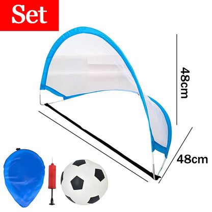 Children Soccer Outdoor Sports Toys Portable Folding Football Goal Outside Sports Parent-Child Interactive Activities Games Toys