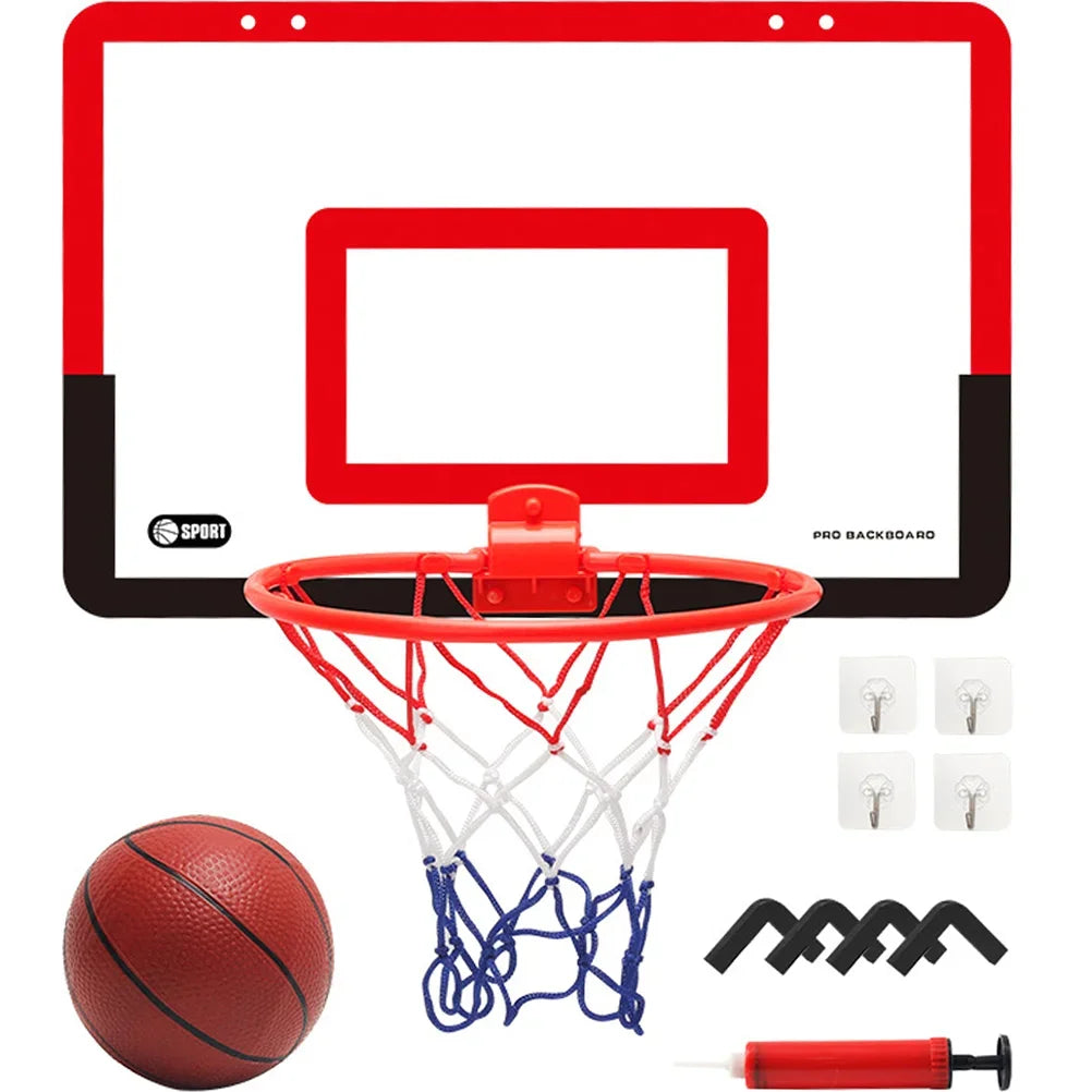 Indoor children's safety and fun games children's home sports basketball set wall bracket non perforated basketball frame