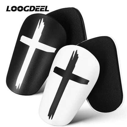 Loogdeel 1 Pair Soccer Shin Guards Protective Gear & Shin Pads for Soccer Training &Matches Essential Soccer Gear for Kids Youth