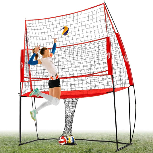 Adjustable Volleyball Training Net – Portable Serving & Spiking System