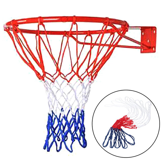Standard Basketball Net & Ball Pump Kit – Heavy-Duty Anti-Whip Net