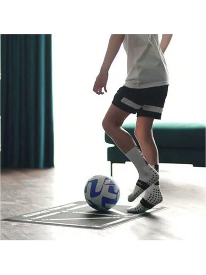 Soccer ball control training mat | Stable and silent rubber base | Digital Guidance Design | Improve ball sense, daily training