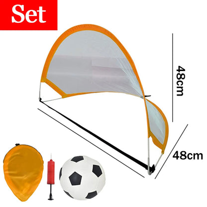 Children Soccer Outdoor Sports Toys Portable Folding Football Goal Outside Sports Parent-Child Interactive Activities Games Toys