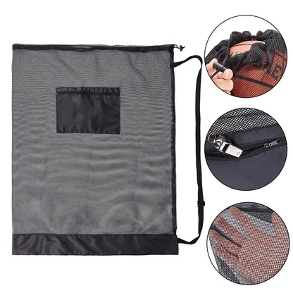 Extra Large Mesh Soccer Ball Bag – Professional Ball Bag for Basketball, Volleyball & Football