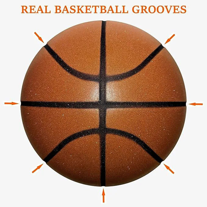 Silent Basketball (Sizes 7, 6, 5) – Quiet Airless Foam Training Ball