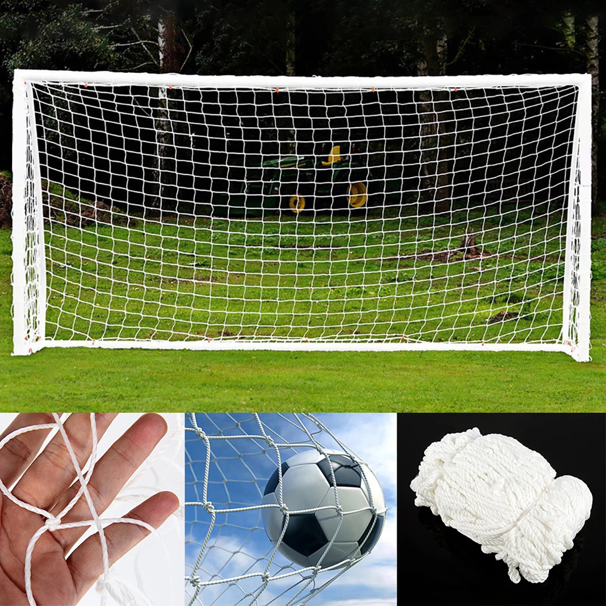 Soccer Goal Net Football Soccer Goal Post Net Soccer Goal Post Junior Sports Training Football Match Replace Practice Accessory