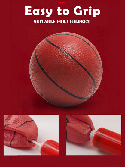 Basketball Stand, Indoor and Outdoor Basketball Backboard Wall Mounted Adhesive Hook for Gyms Schools Home Gifts for Boys Girls