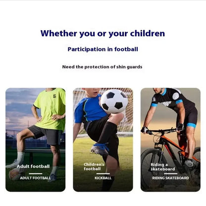 Adults Teenagers Children Shin Guards Soccer Protective Soccer Shin Pads Cushion Anti-Shock Football Shinguards Protective Gear