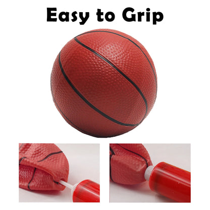 Basketball Stand, Indoor and Outdoor Basketball Backboard Wall Mounted Adhesive Hook for Gyms Schools Home Gifts for Boys Girls