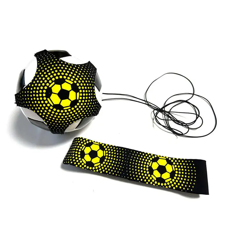 Football Kick Throw Solo Practice Adjustable Waist Belt Soccer Ball Control Training Equipment Children Elastic