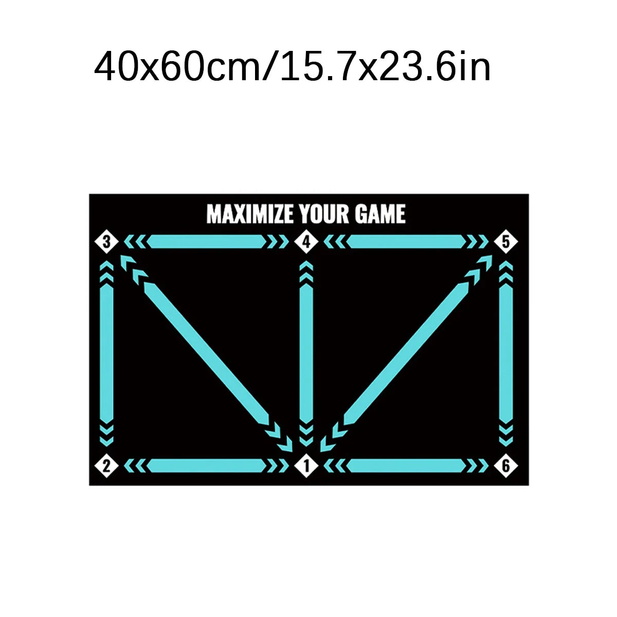 Soccer ball control training mat | Stable and silent rubber base | Digital Guidance Design | Improve ball sense, daily training