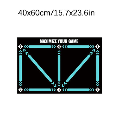 Soccer ball control training mat | Stable and silent rubber base | Digital Guidance Design | Improve ball sense, daily training