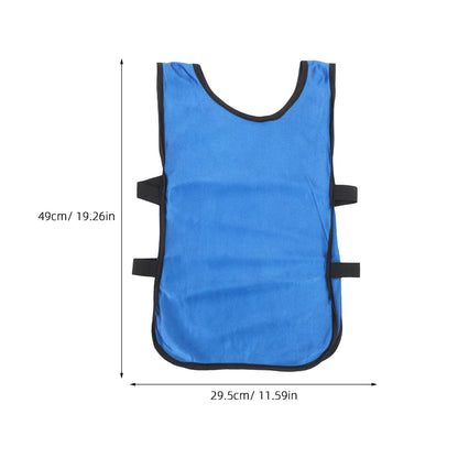 6-Pack Kids' Mesh Training Vests – Breathable Sports Pinnies for Soccer & Basketball