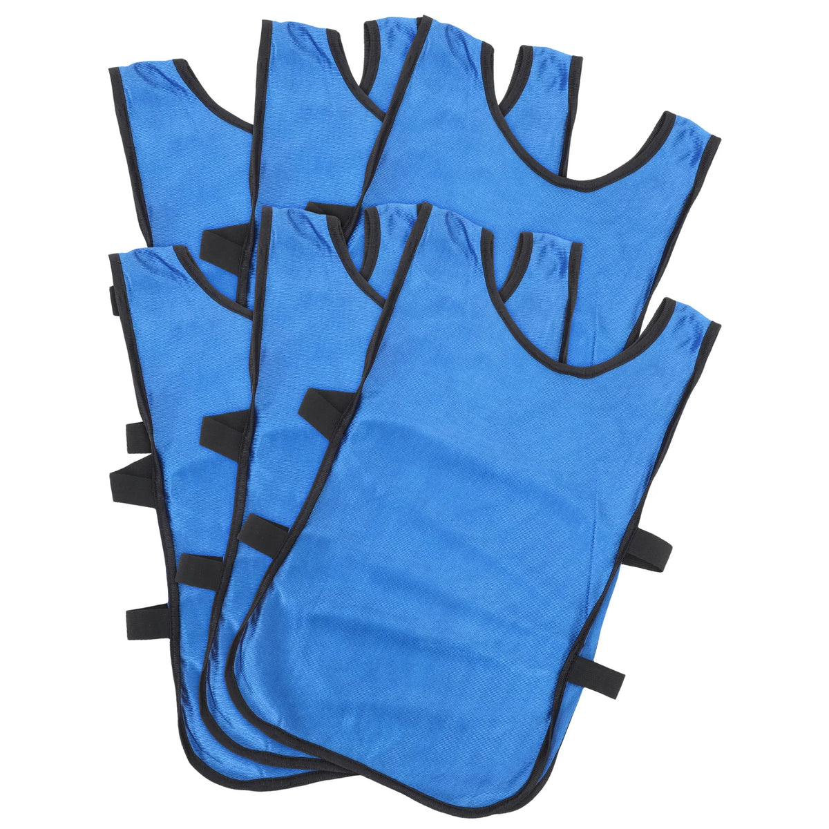 6-Pack Kids' Mesh Training Vests – Breathable Sports Pinnies for Soccer & Basketball
