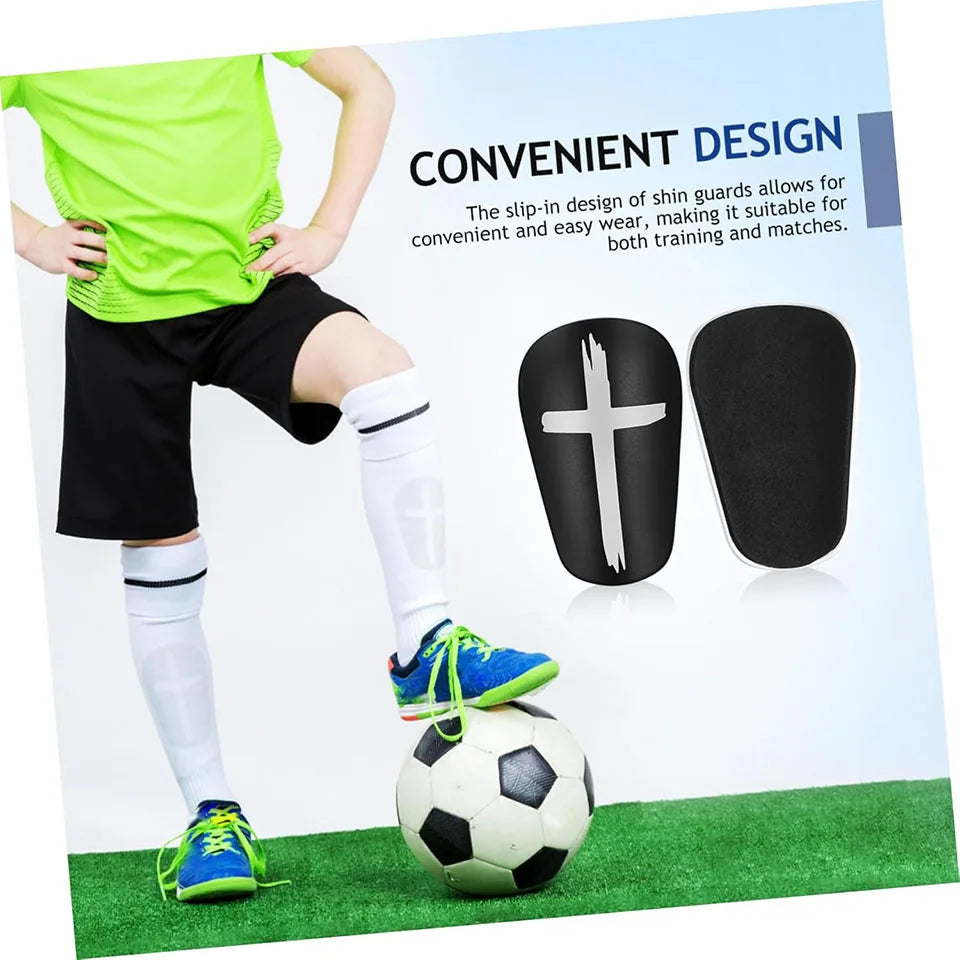 Loogdeel 1 Pair Soccer Shin Guards Protective Gear & Shin Pads for Soccer Training &Matches Essential Soccer Gear for Kids Youth