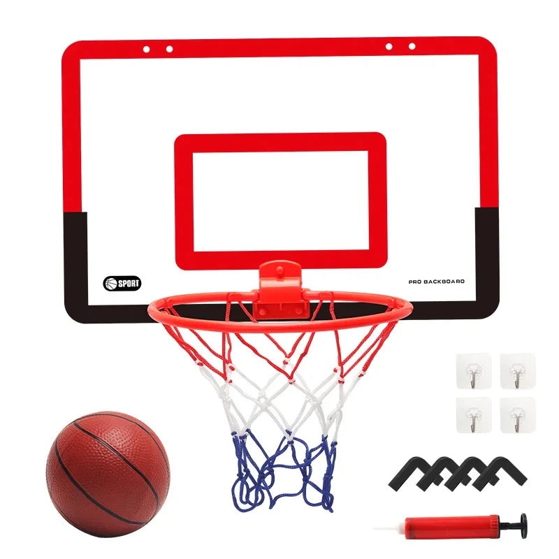 Indoor children's safety and fun games children's home sports basketball set wall bracket non perforated basketball frame