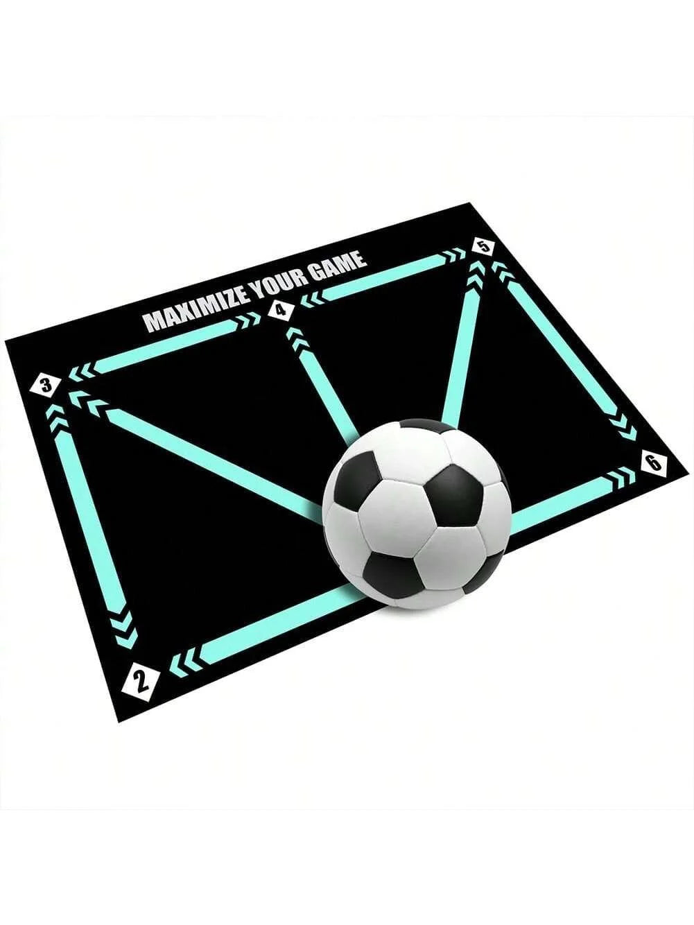 Soccer ball control training mat | Stable and silent rubber base | Digital Guidance Design | Improve ball sense, daily training
