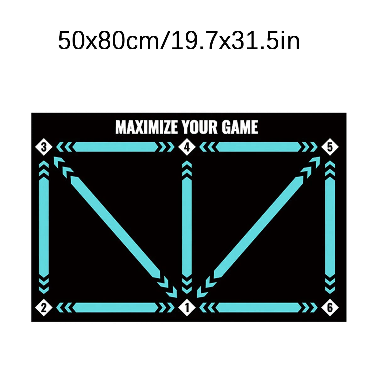 Soccer ball control training mat | Stable and silent rubber base | Digital Guidance Design | Improve ball sense, daily training