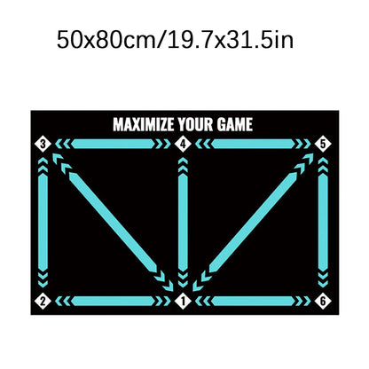 Soccer ball control training mat | Stable and silent rubber base | Digital Guidance Design | Improve ball sense, daily training