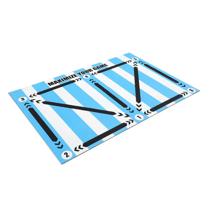 Soccer ball control training mat | Stable and silent rubber base | Digital Guidance Design | Improve ball sense, daily training