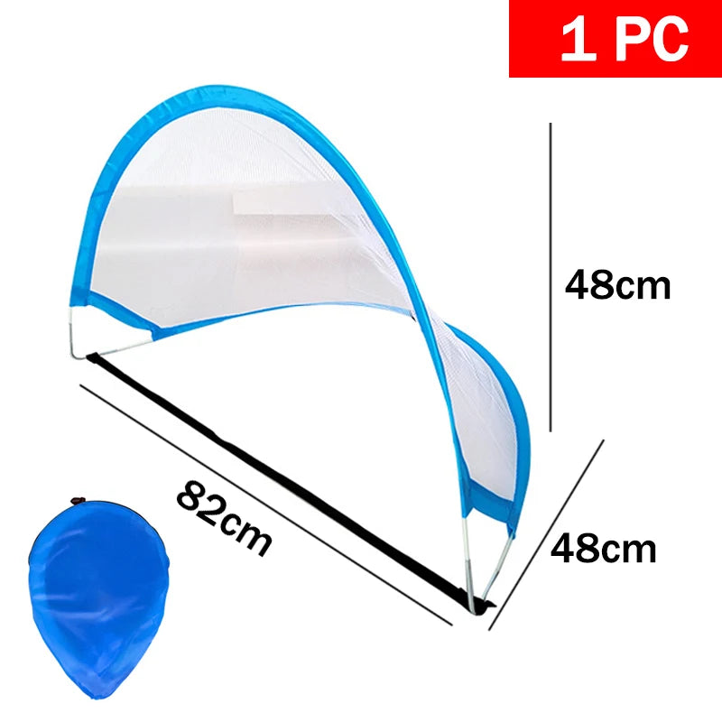 Children Soccer Outdoor Sports Toys Portable Folding Football Goal Outside Sports Parent-Child Interactive Activities Games Toys