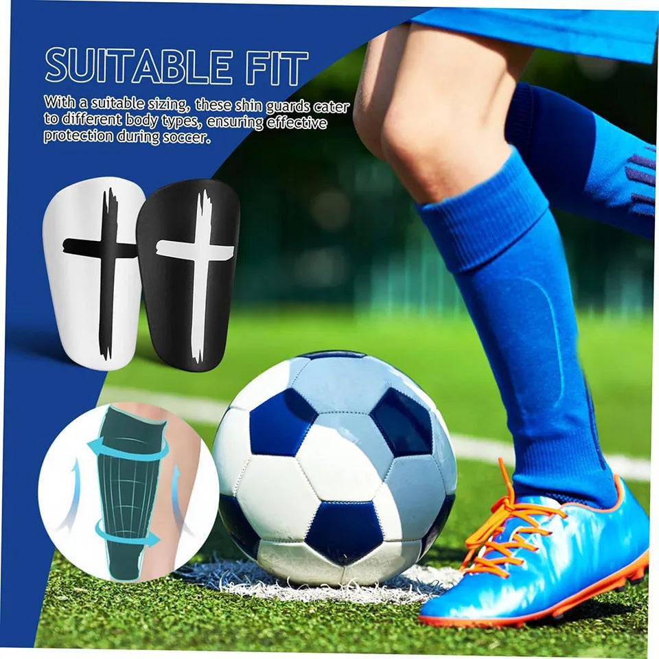 Loogdeel 1 Pair Soccer Shin Guards Protective Gear & Shin Pads for Soccer Training &Matches Essential Soccer Gear for Kids Youth