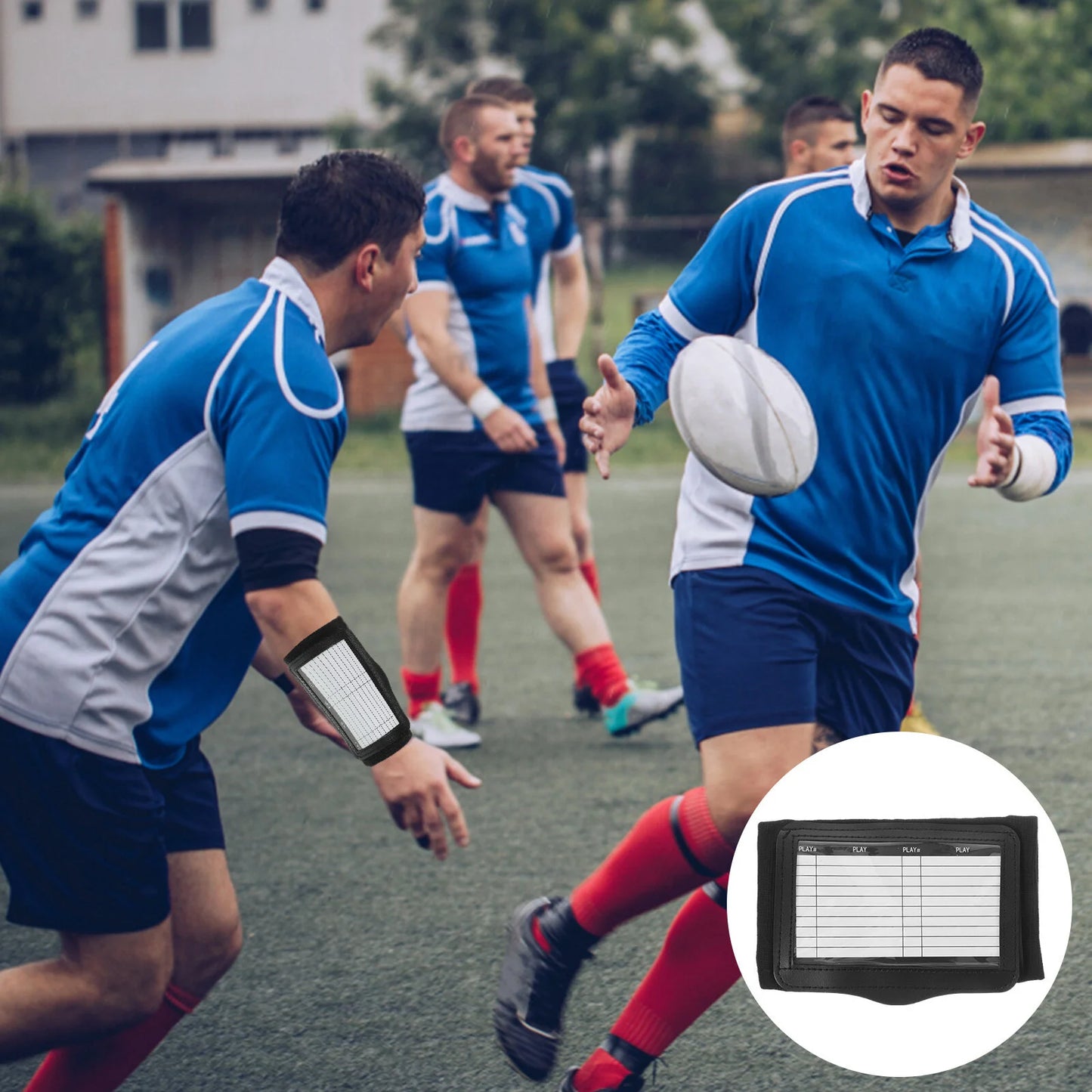 Premium Football Playbook Wristband – Pro Strategy Sleeve for Coaches & Players