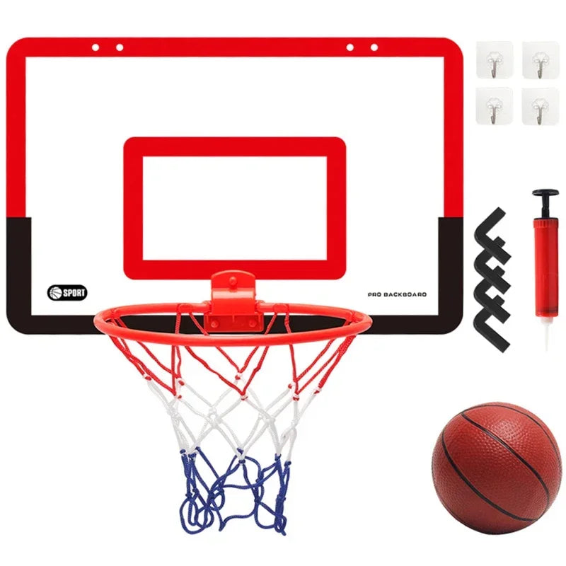 Indoor children's safety and fun games children's home sports basketball set wall bracket non perforated basketball frame
