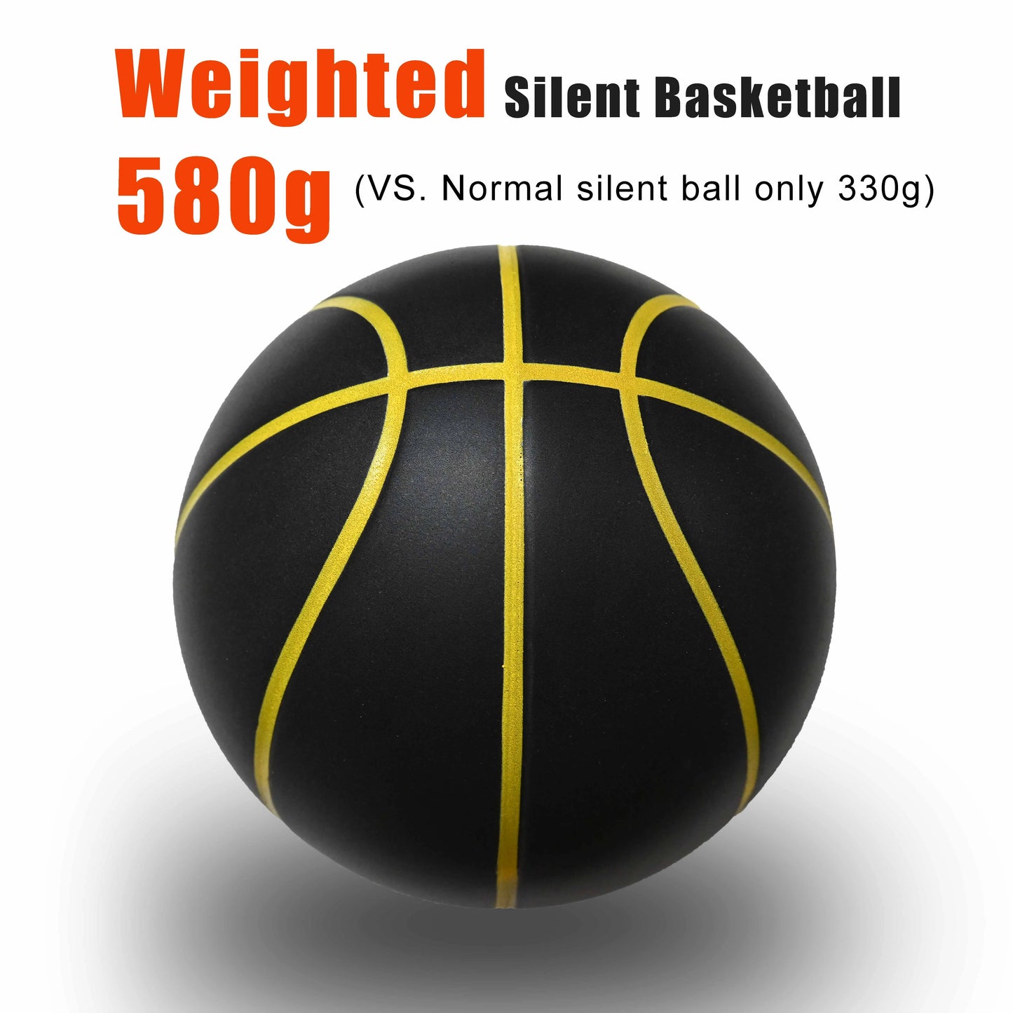 Silent Basketball (Sizes 7, 6, 5) – Quiet Airless Foam Training Ball