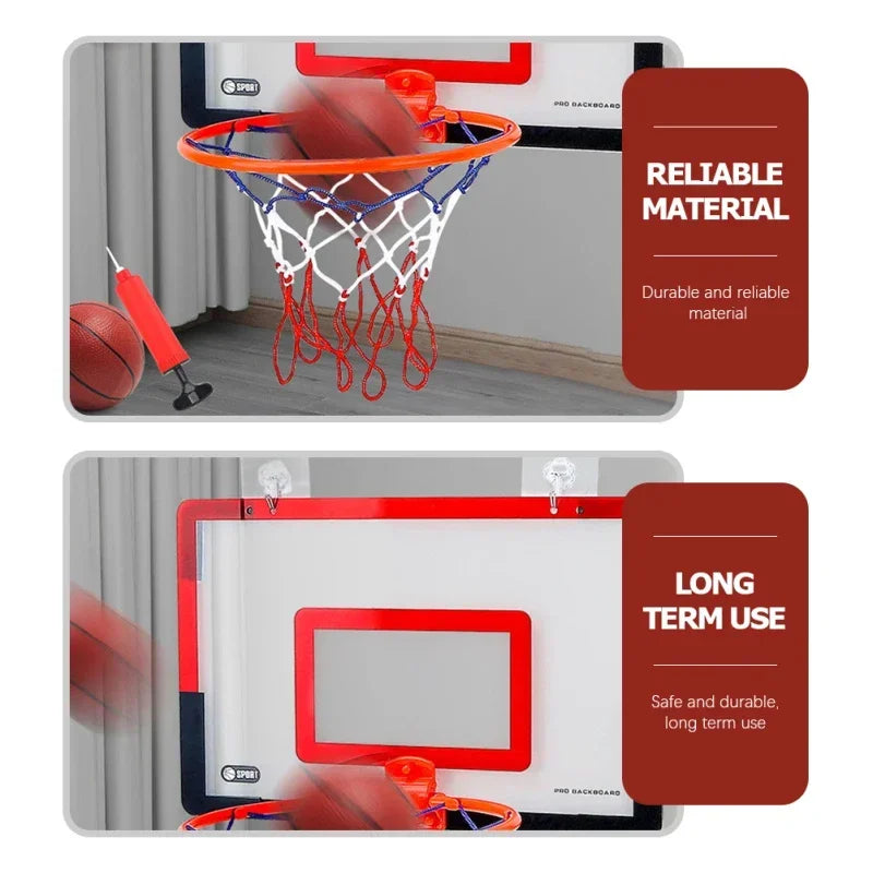 Indoor children's safety and fun games children's home sports basketball set wall bracket non perforated basketball frame