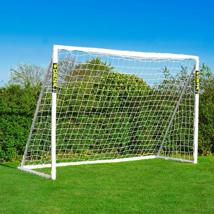 10ft by 6.5ft Futsal Soccer Goal - Durable Weatherproof uPVC Construction with Easy Assembly and Optional Ball