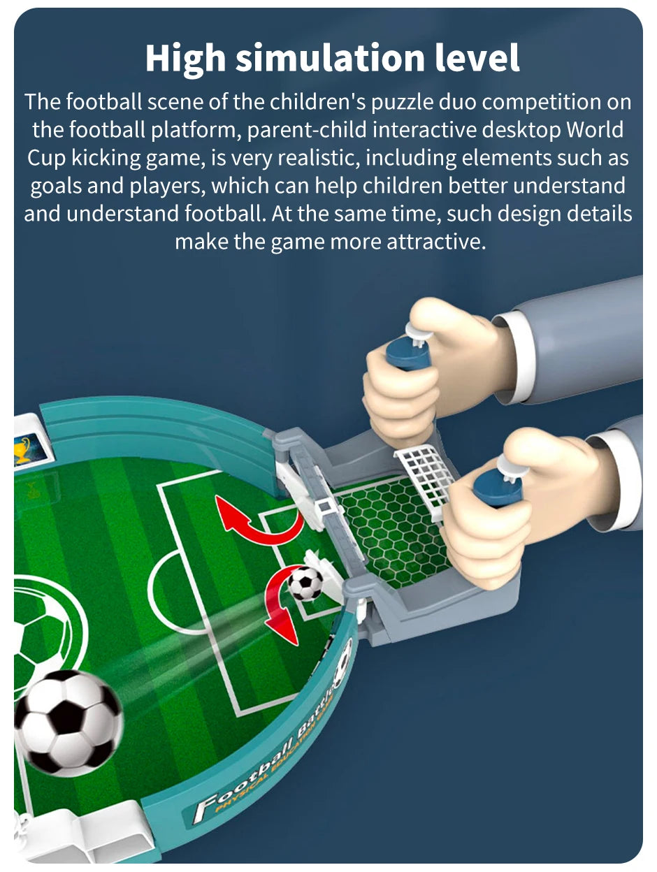 Soccer Table for Family Party Football Board Game Desktop Interactive Soccer Toys for Boys Sport Outdoor Portable Game Kid Gifts