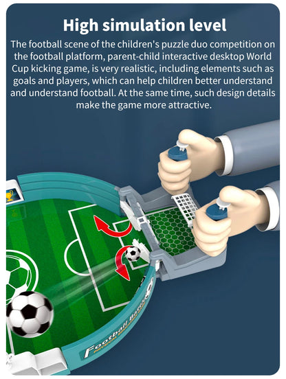 Soccer Table for Family Party Football Board Game Desktop Interactive Soccer Toys for Boys Sport Outdoor Portable Game Kid Gifts
