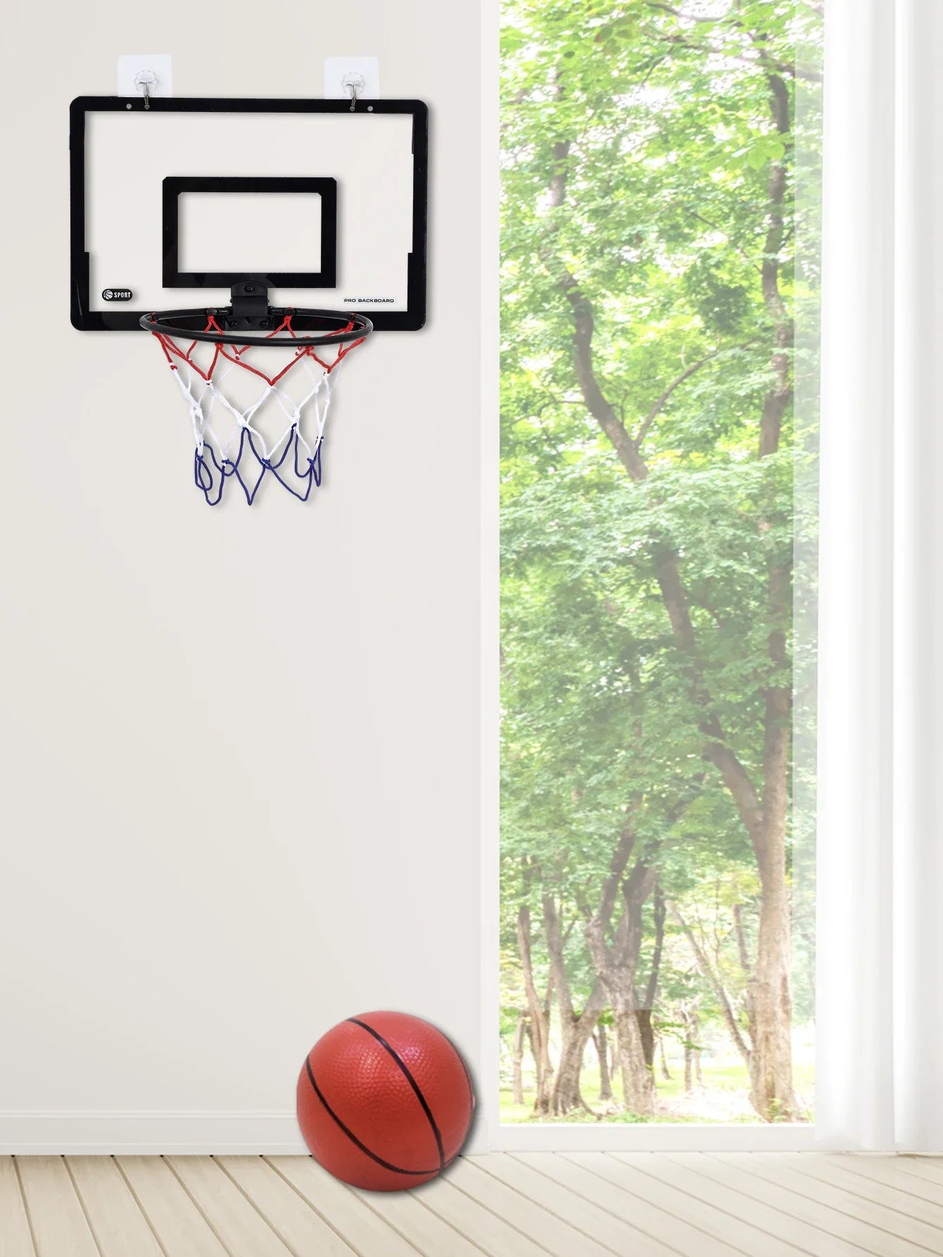 Kids’ Pro-Safety Indoor Basketball Hoop Set – Tool-Free Over-the-Door Mini Hoop