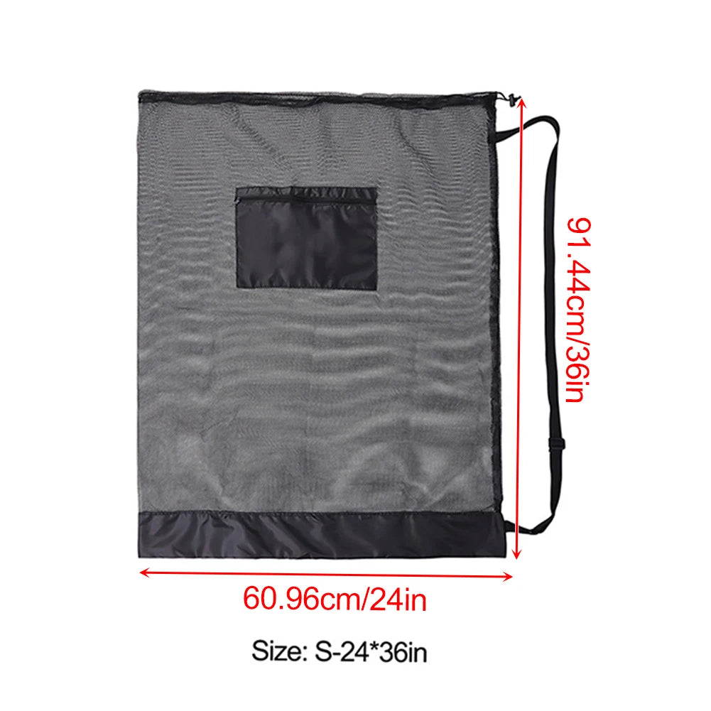 Extra Large Mesh Soccer Ball Bag – Professional Ball Bag for Basketball, Volleyball & Football